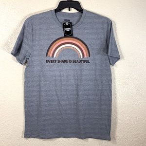 Leisure Lounge Men's Tee T-Shirt Gray NWT L Every Shade Beautiful